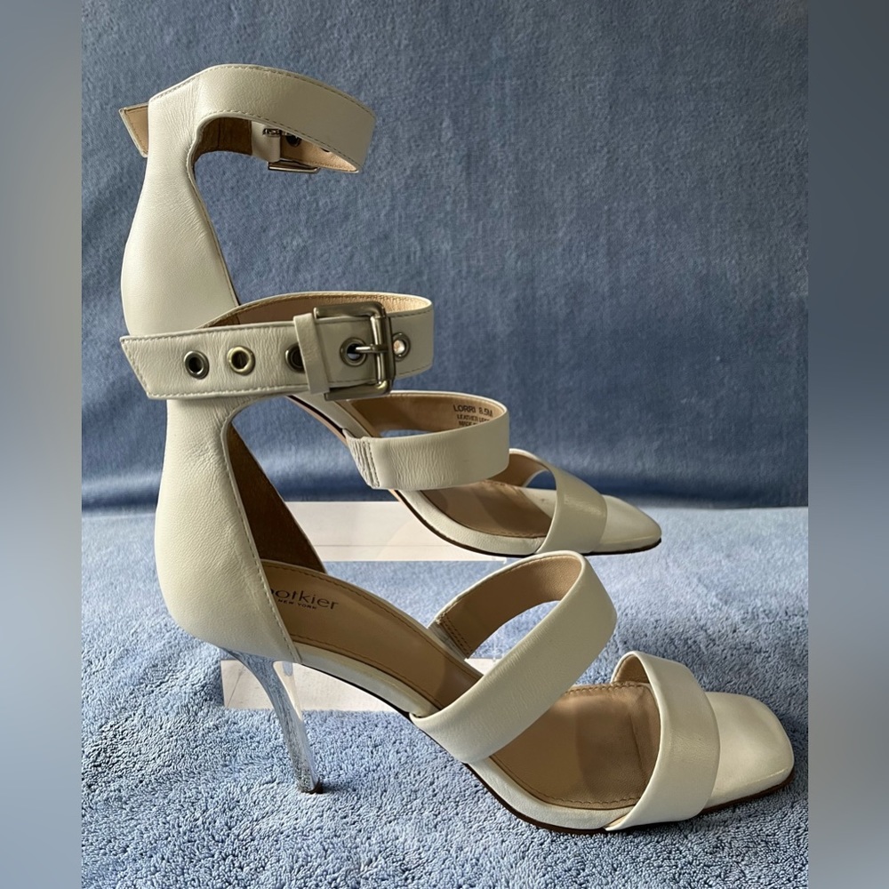 BOTKIER Leather Ankle Strap Heels